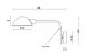 KLAS SWING ARM READING WALL LIGHT